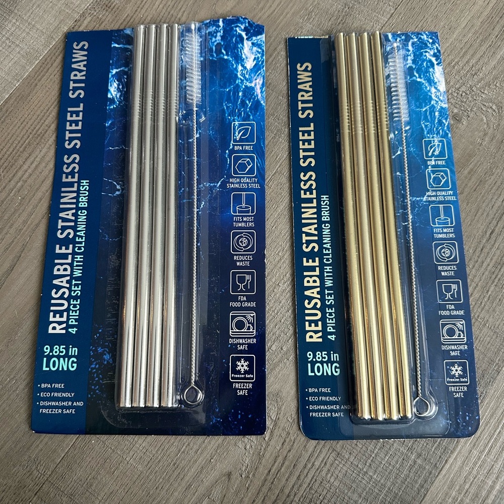 Reusable Stainless Steel Straws